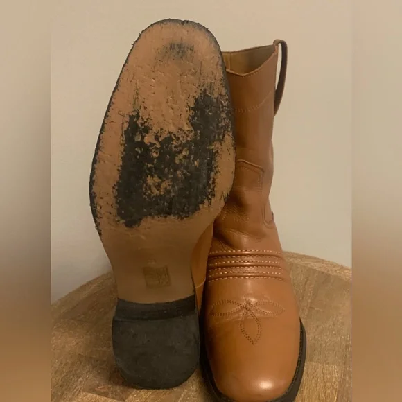 BIBI LOU Briana Western Boot In Cuero - Size 38 - Picture 9 of 10